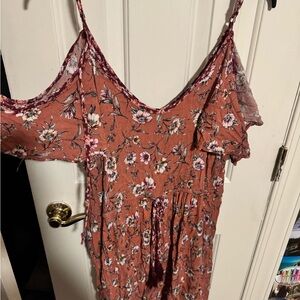 Xhilaration Pink Floral Dress